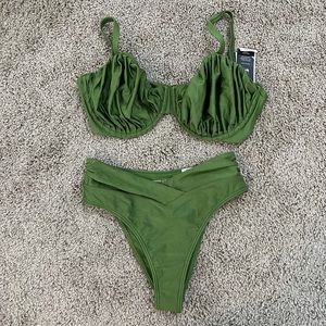 NWT NEVER WORN GREEN SWIM SUIT